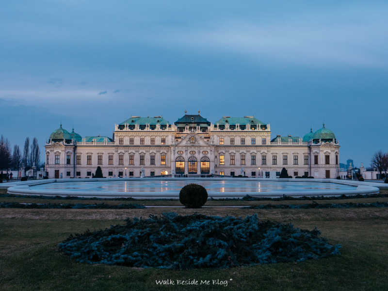 Дворец Бельведер один из самых красивых замков Вены
