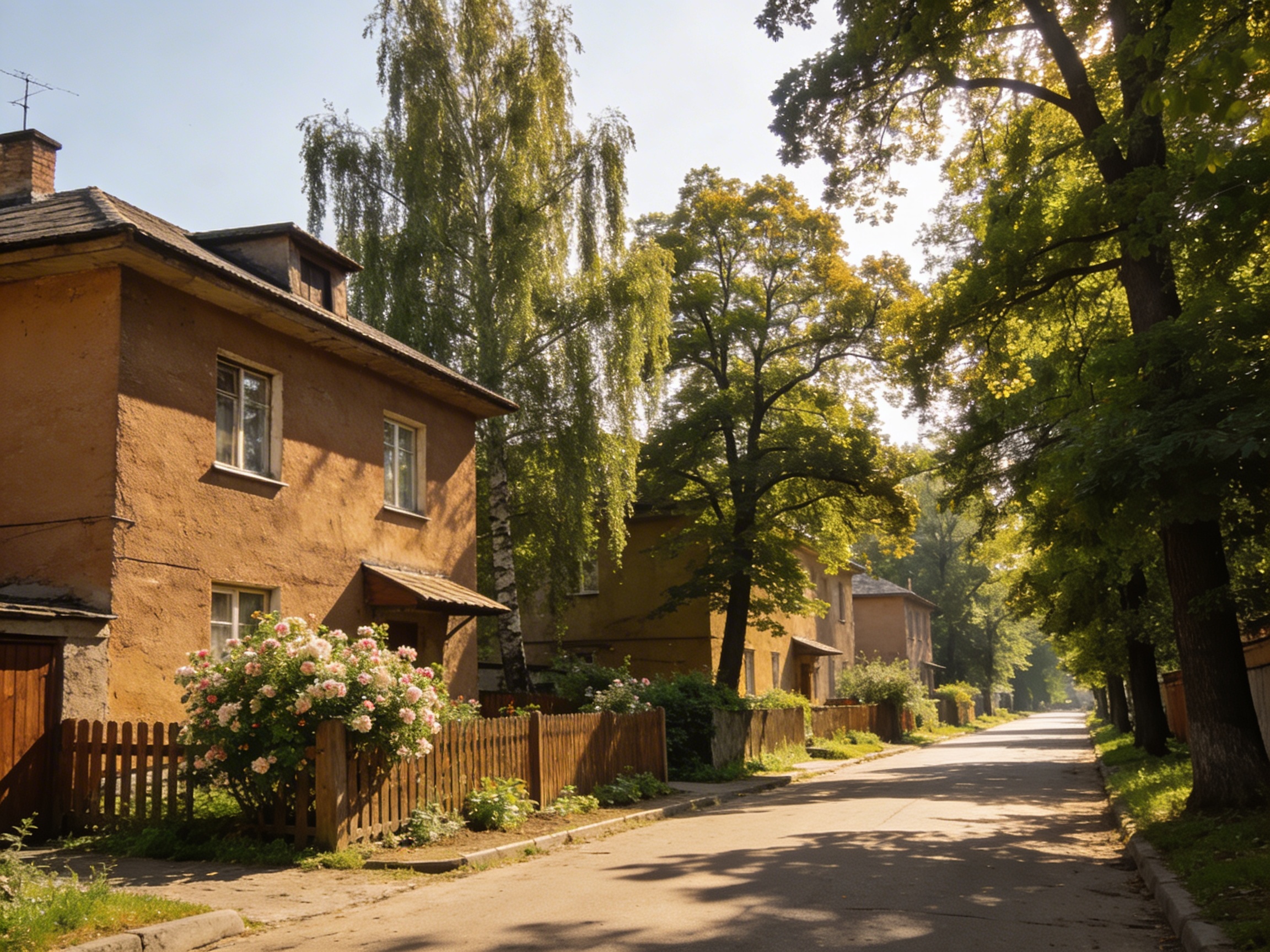 Жилгородок: зелёные улицы исторического квартала нефтяников 1940-х годов