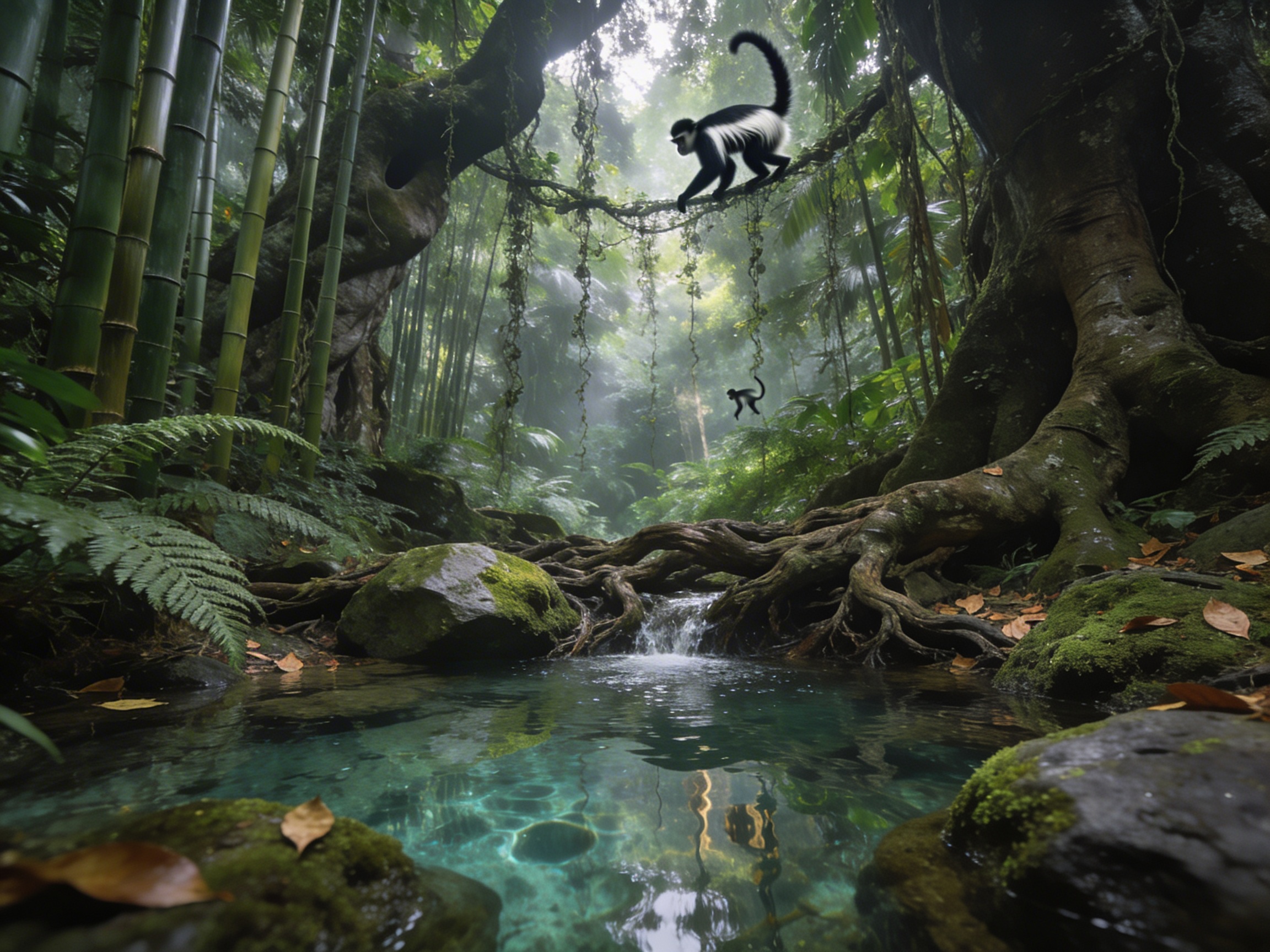 Сорок источников в Арба-Минч: родники в тропическом лесу с колобусами