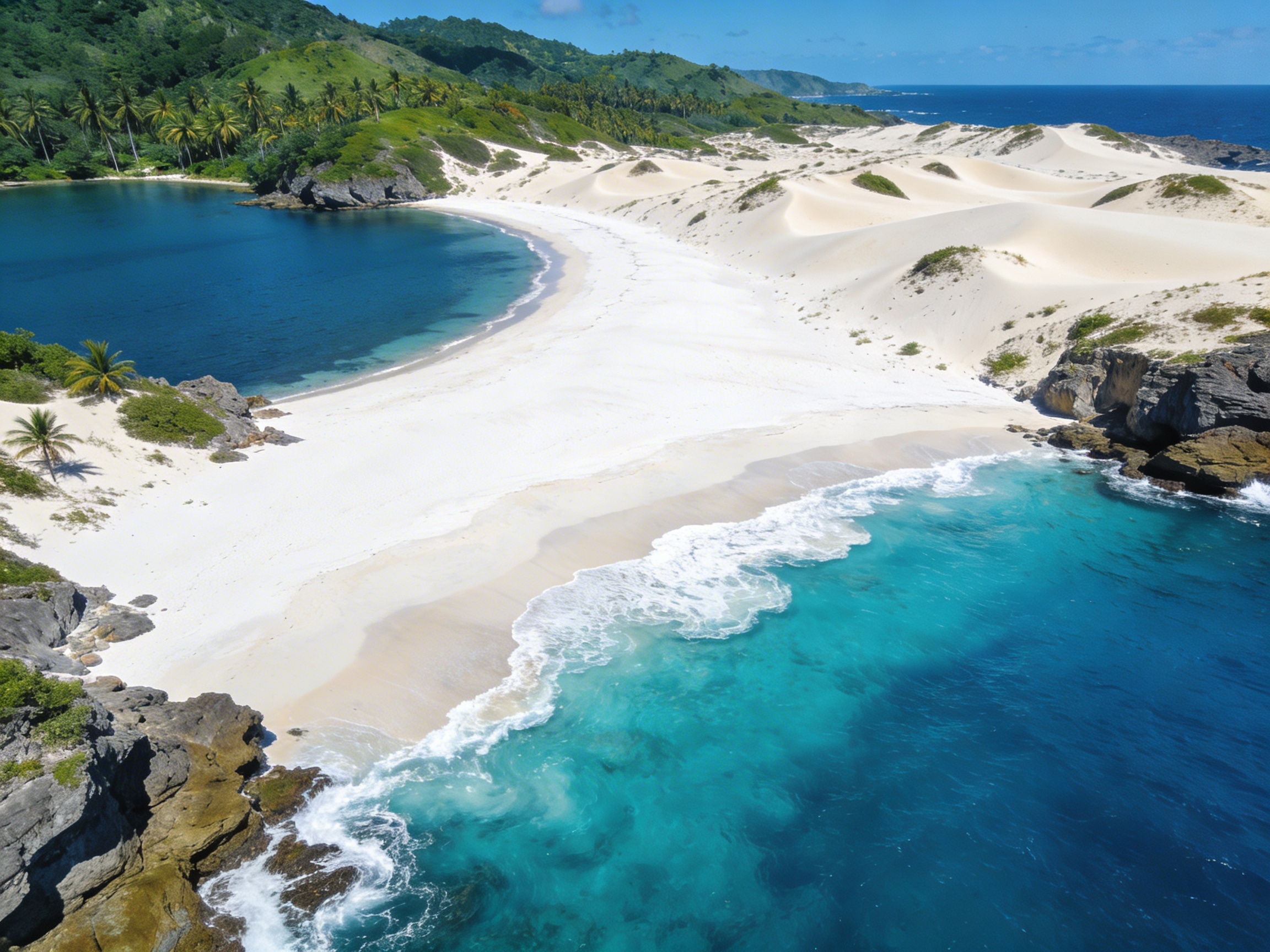 Три бухты у Диего-Суарес: дикий белый пляж Бэ де Дюн с дюнами