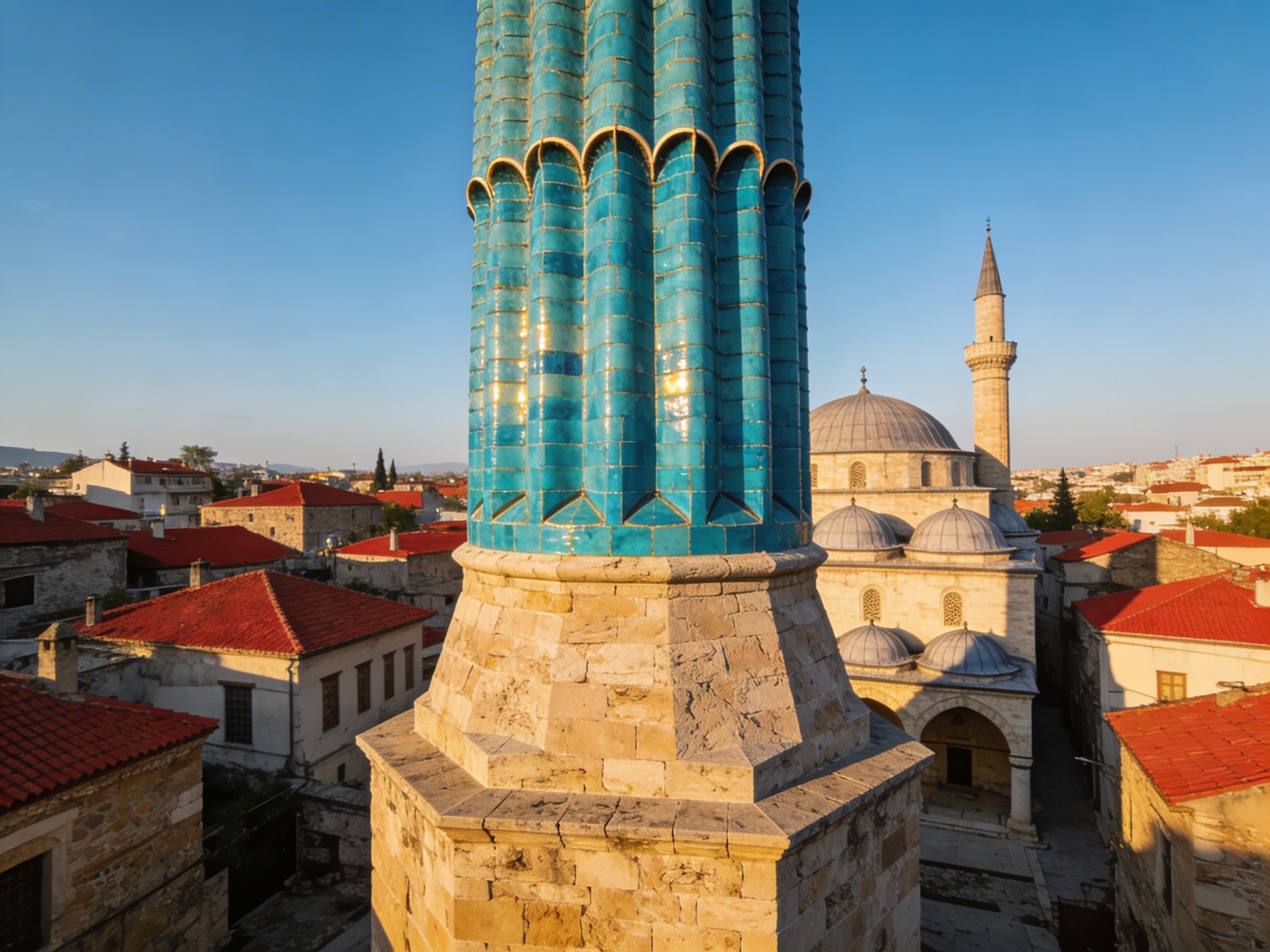 Минарет Йивли: рифлёная сельджукская башня XIII века в центре Анталии