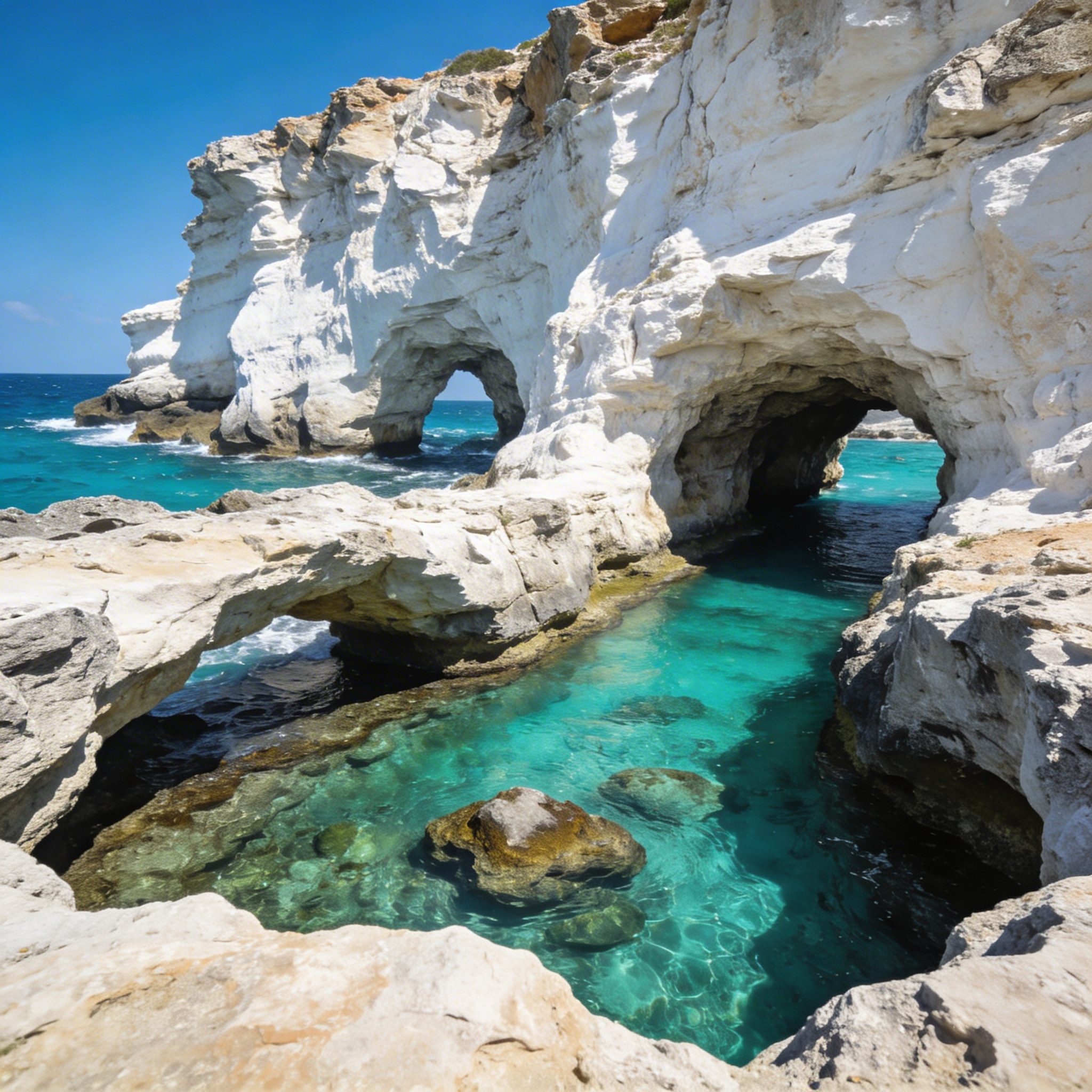 Морские пещеры Айя-Напы: известняковые арки и бирюзовые гроты