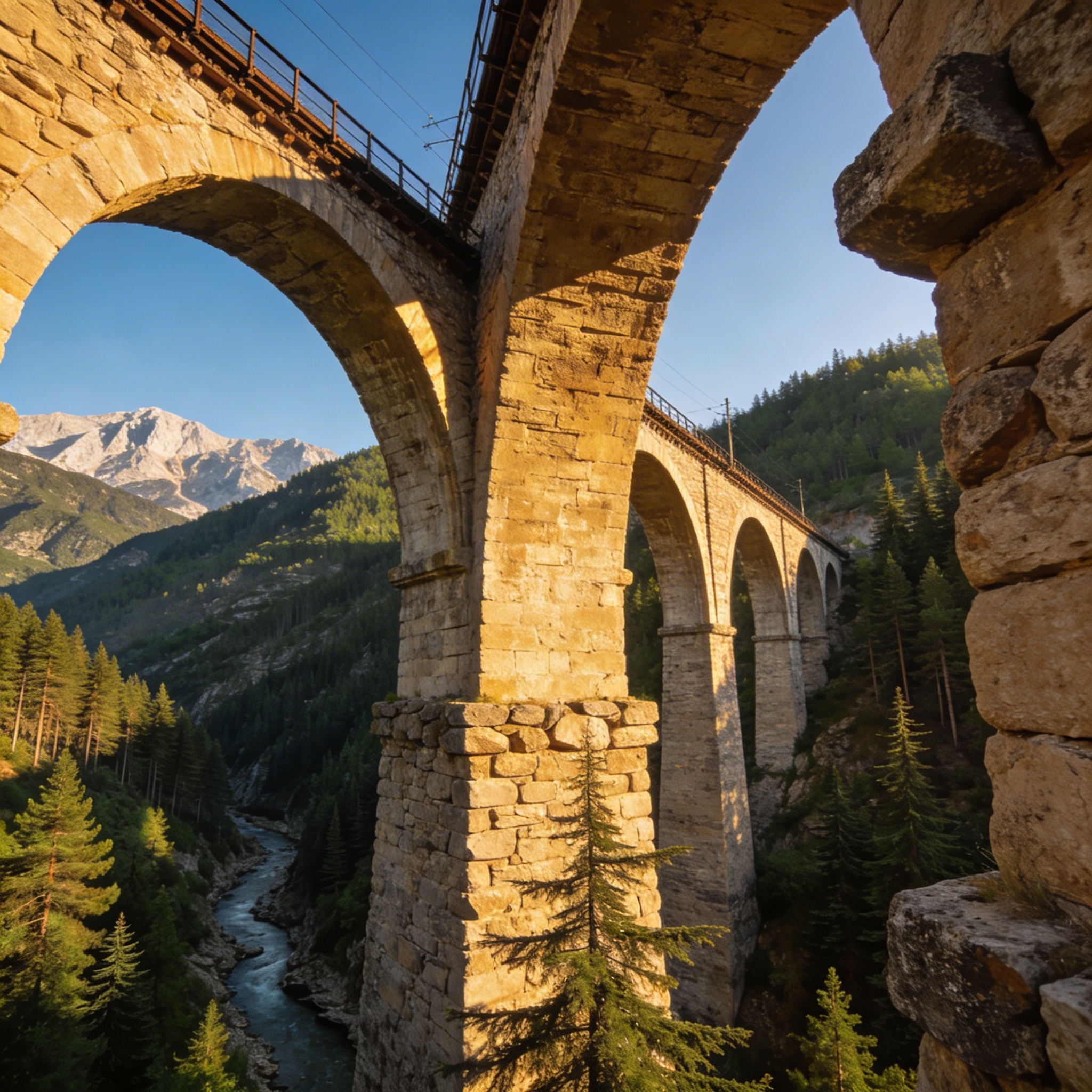 Виадук Варда — грандиозный каменный железнодорожный мост в горах Тавра