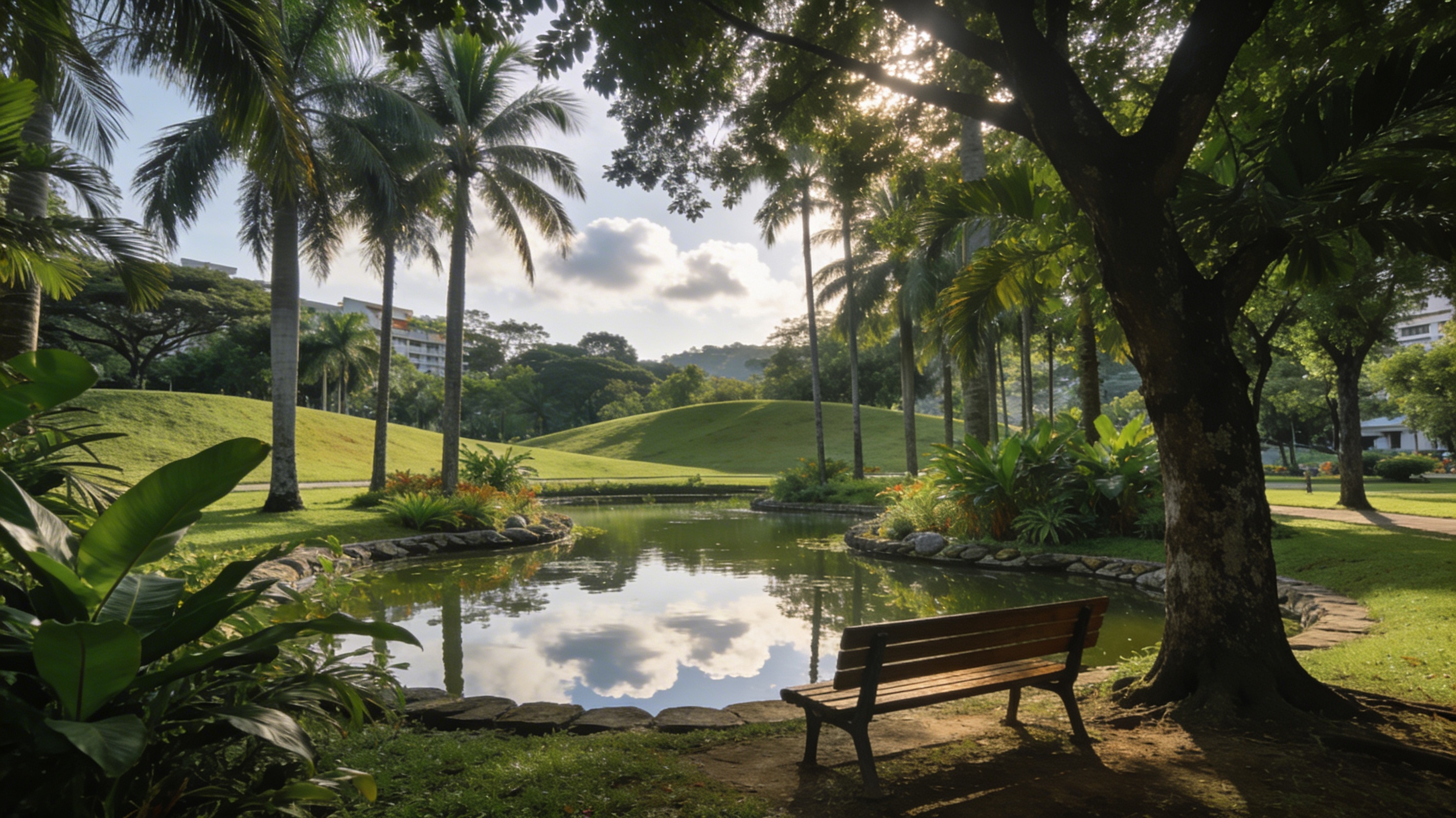 Хокер-центр Бедок-Интерчейндж: ряды прилавков с сингапурской уличной едой