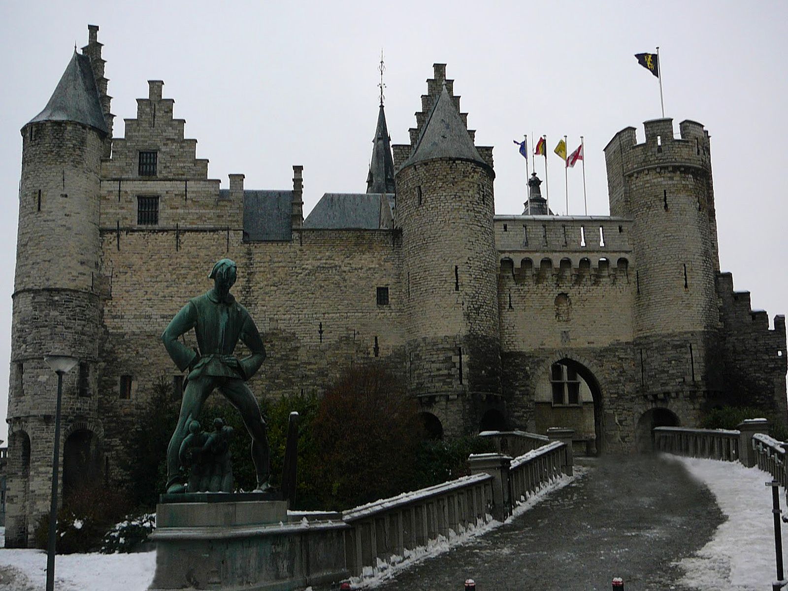 Замок Стен зимой