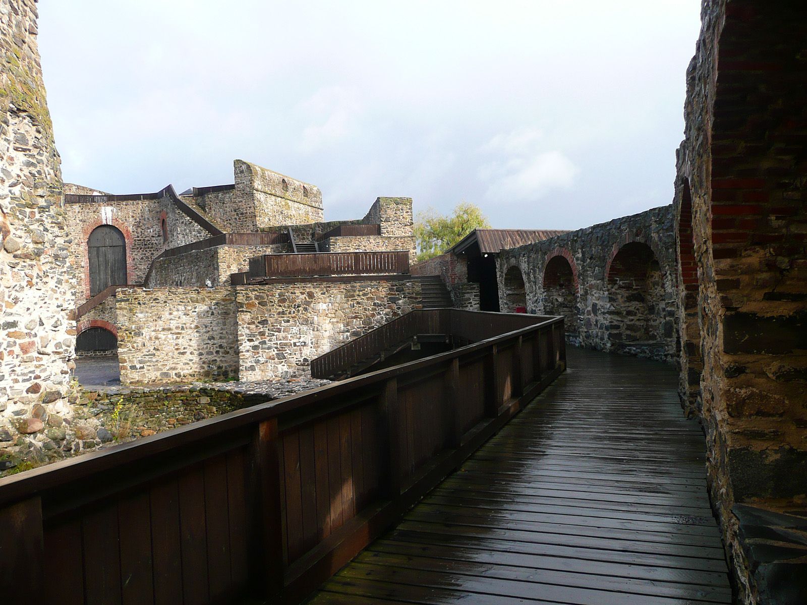 Внутри замка Олавинлинна