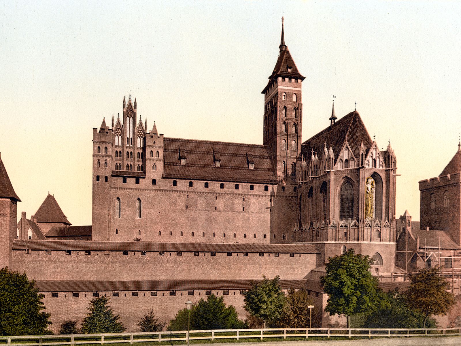 Замок Мариенбург 1900 год
