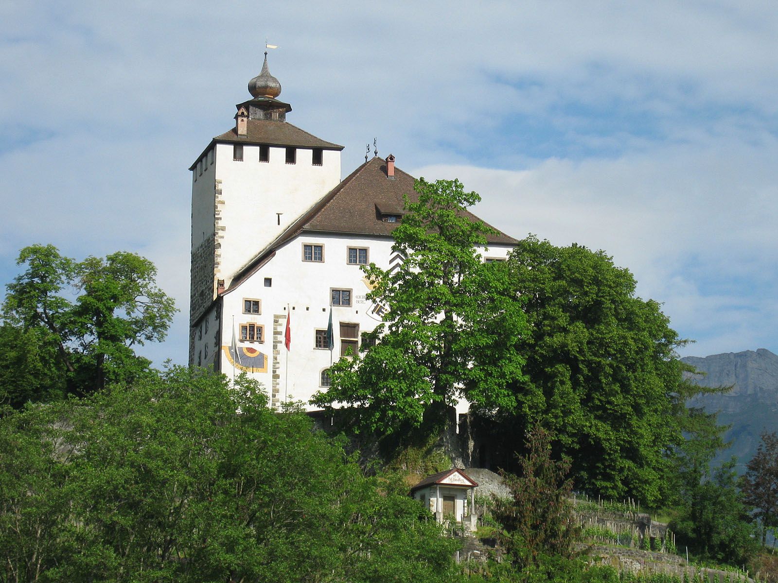 Замок Верденберг выход на плантации