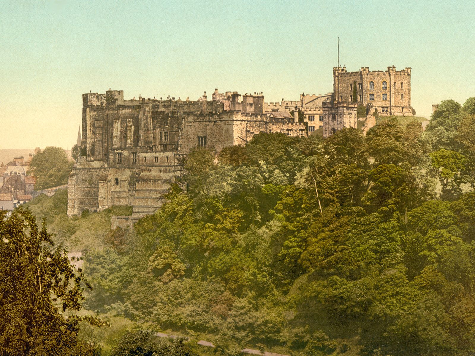 Даремский замок 1900 год
