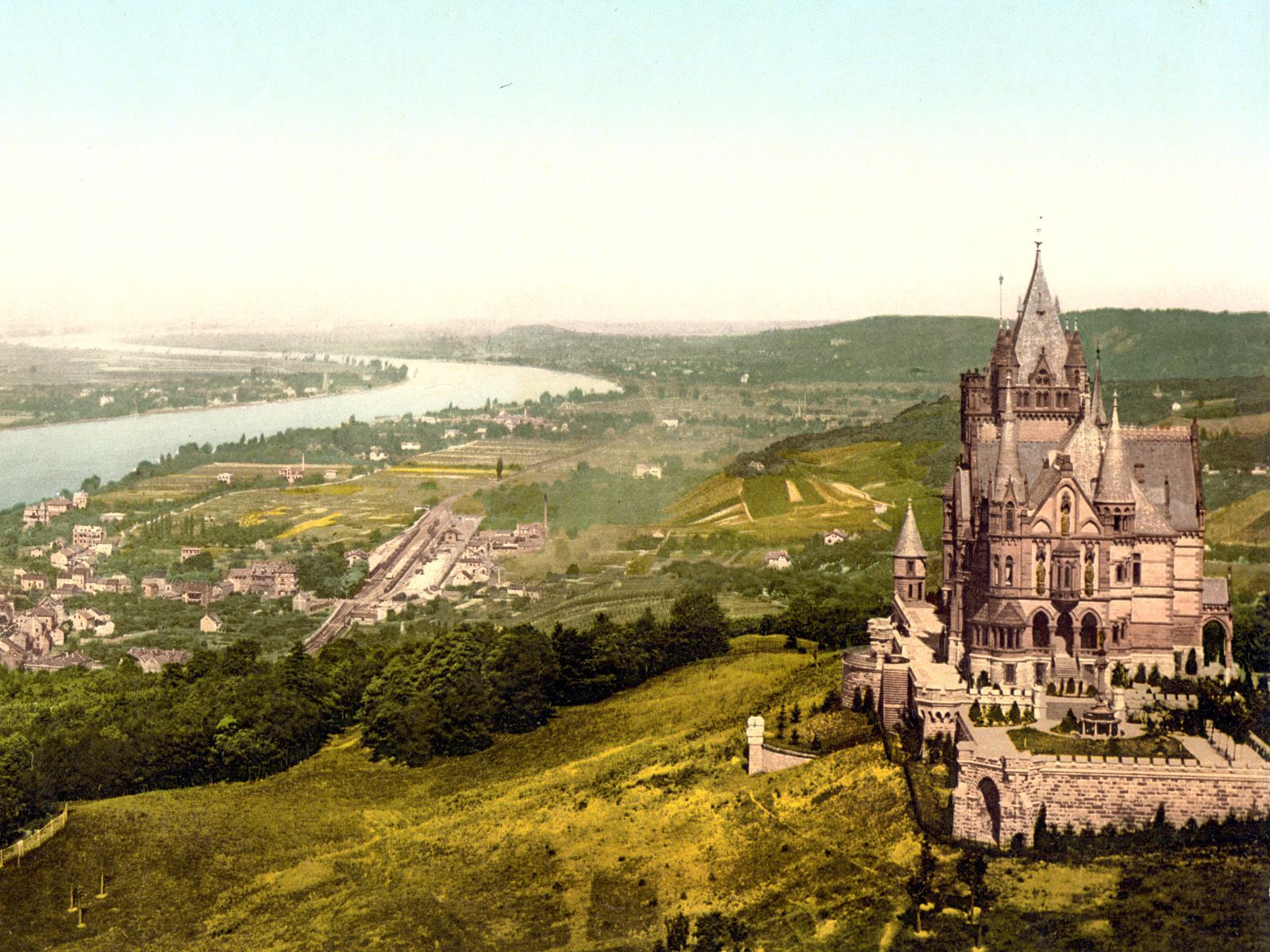 Замок Драхенбург 1900 год