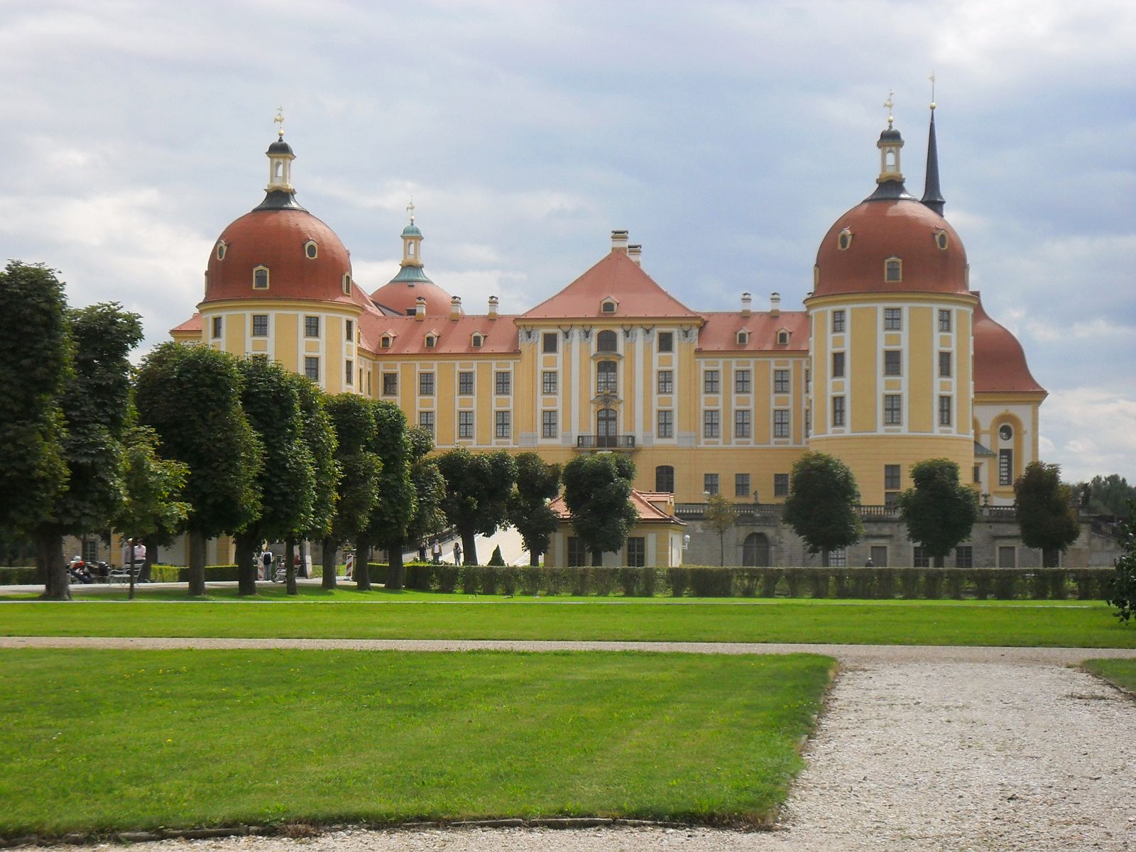 Сад замка Морицбург