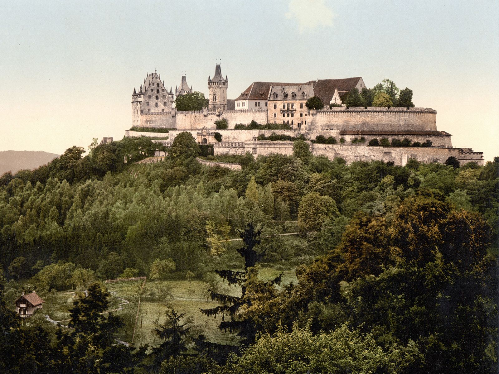 Замок Кобург в прошлом