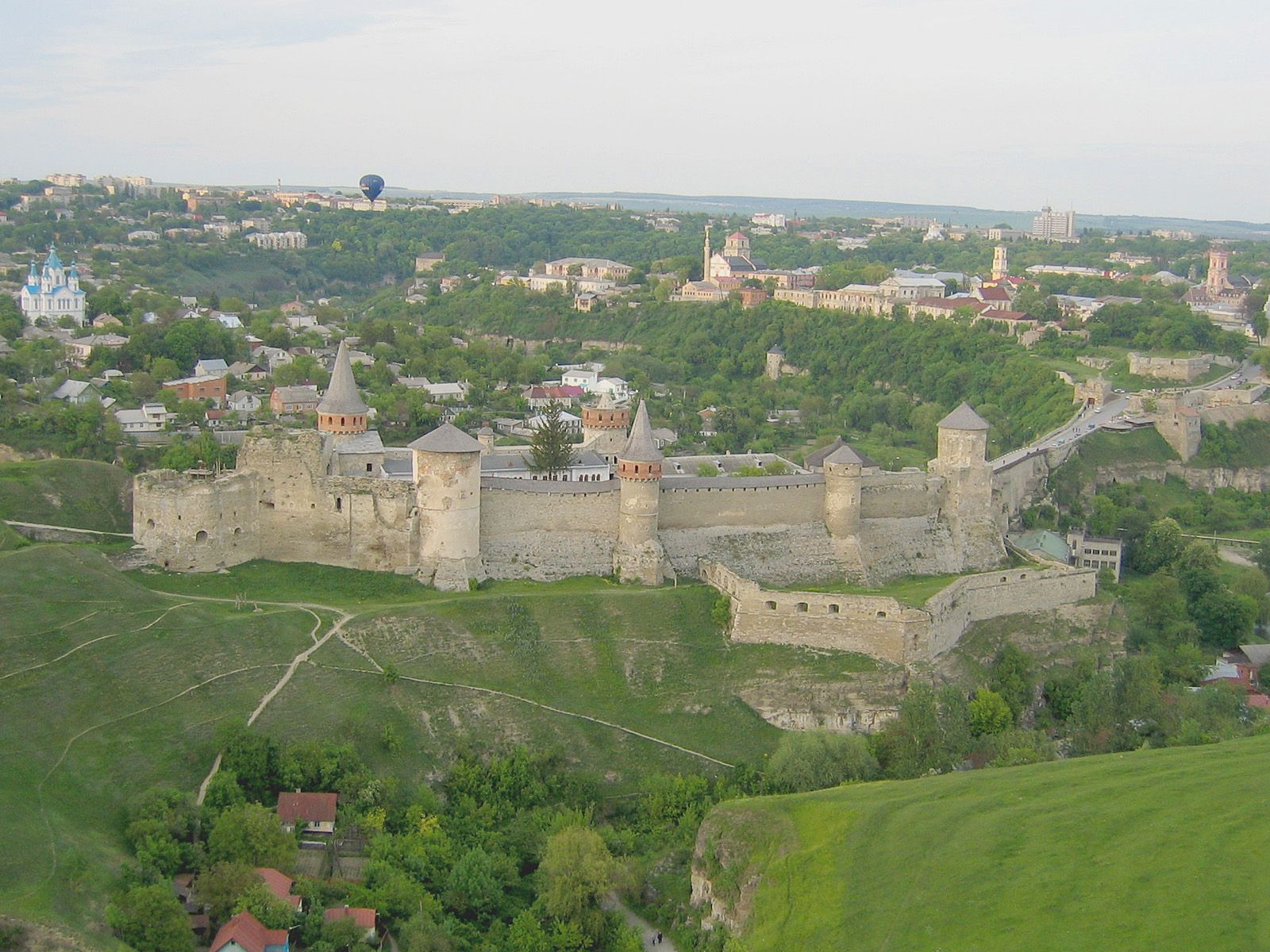 Каменец Подольский замок сверху