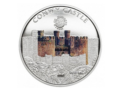 Монета с замком Конуи